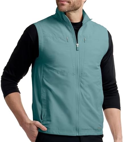 SCOTTeVEST LightEST Vest for Men - Lightweight Water Repellent with 16 Hidden Pockets - Ideal for Travel and Outdoor Adv