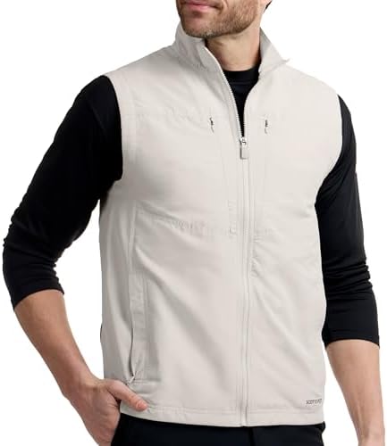 SCOTTeVEST LightEST Vest for Men - Lightweight Water Repellent with 16 Hidden Pockets - Ideal for Travel and Outdoor Adv